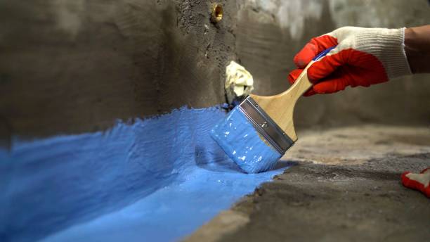 Commercial Waterproofing project at a Arlington, GA business property by SJ Waterproofing Pros